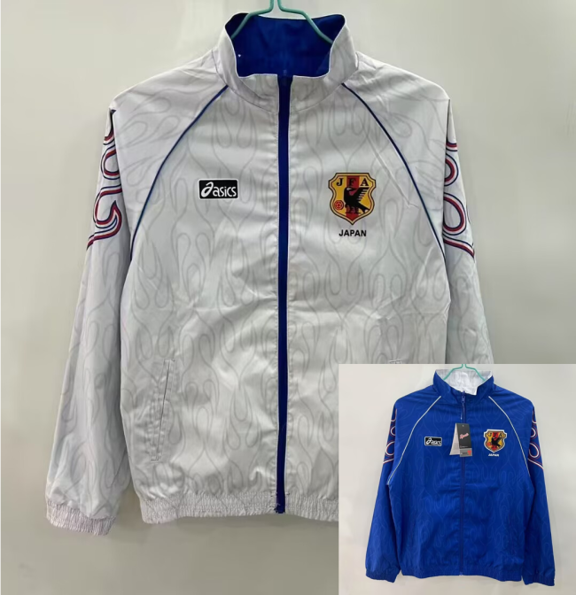 1998 Japan Home Away Blue & White Double Sided Windbreaker (双面风衣)