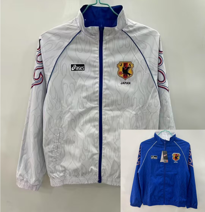 1998 Japan Home Away Blue & White Double Sided Windbreaker (双面风衣)