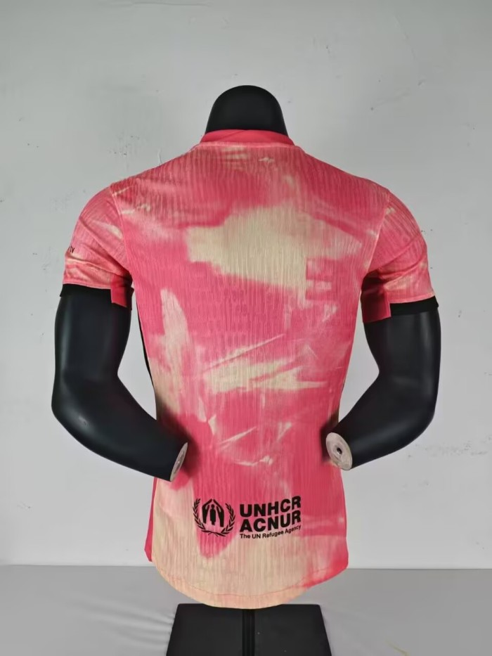 25-26 BAR Pink White Special Edition Player Version Training Shirts