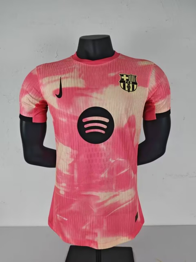 25-26 BAR Pink White Special Edition Player Version Training Shirts