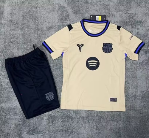 25-26 BAR Barcelona  Kids Soccer Jersey