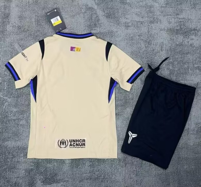 25-26 BAR Barcelona  Kids Soccer Jersey