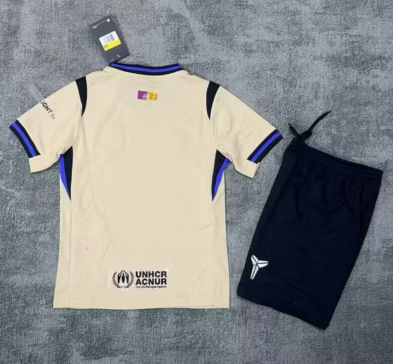 25-26 BAR Barcelona  Kids Soccer Jersey