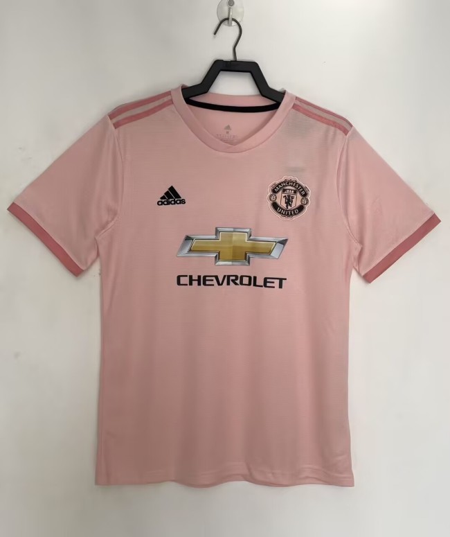 2018-2019 Man Utd Grey Goalkeeper Retro Soccer Jersey