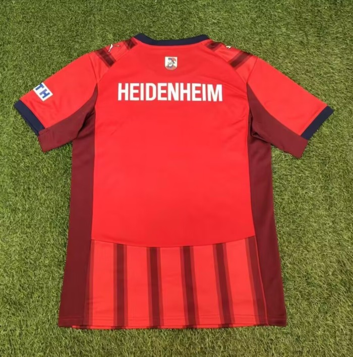 25-26 Heidenheim Home Fans Soccer Jersey 海登