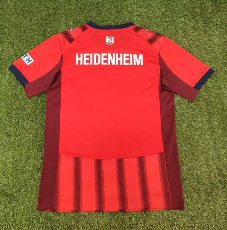 25-26 Heidenheim Home Fans Soccer Jersey 海登