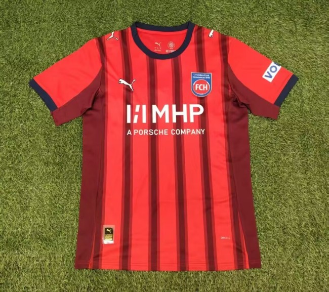 25-26 Heidenheim Home Fans Soccer Jersey 海登