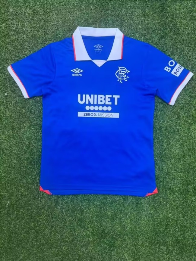 25-26 Rangers Home Fans Soccer Jersey