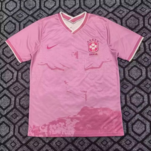 25-26  Brazil Goddess Pink Fans Soceer Jersey