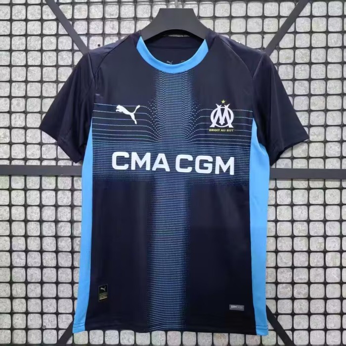 25-26 Marseille Away Fans Soccer Jersey