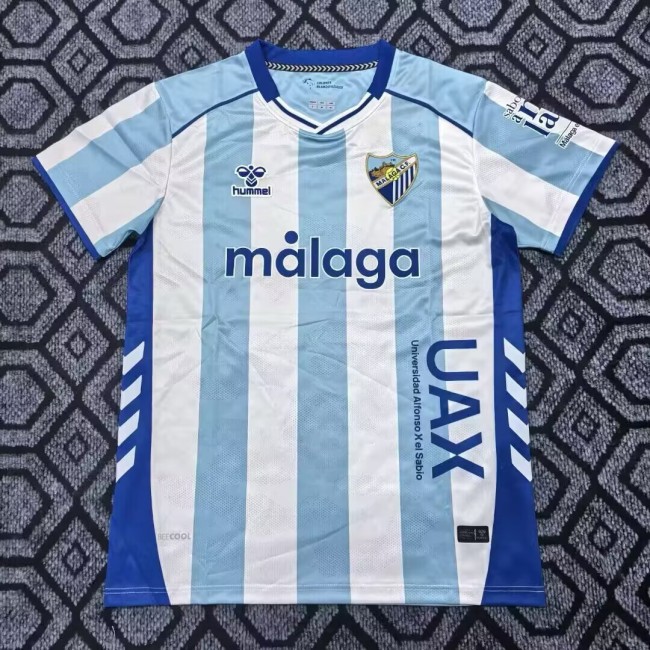 25-26Malaga Home Fans Soccer Jersey