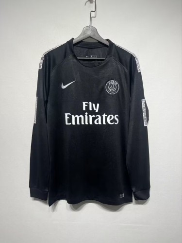 2017-2018 PSG Third away Long Sleeve Retro Soccer Jersey (长袖)