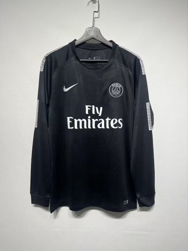 2017-2018 PSG Third away Long Sleeve Retro Soccer Jersey (长袖)