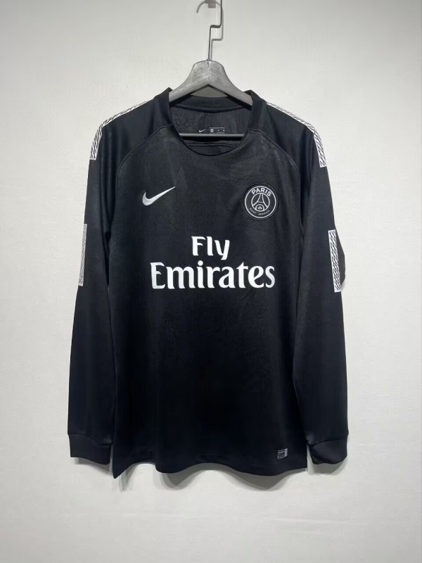 2017-2018 PSG Third away Long Sleeve Retro Soccer Jersey (长袖)