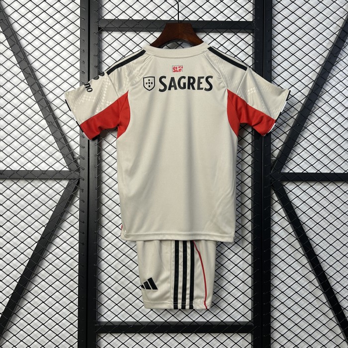 25-26 Benfica away Kids Soccer Jersey