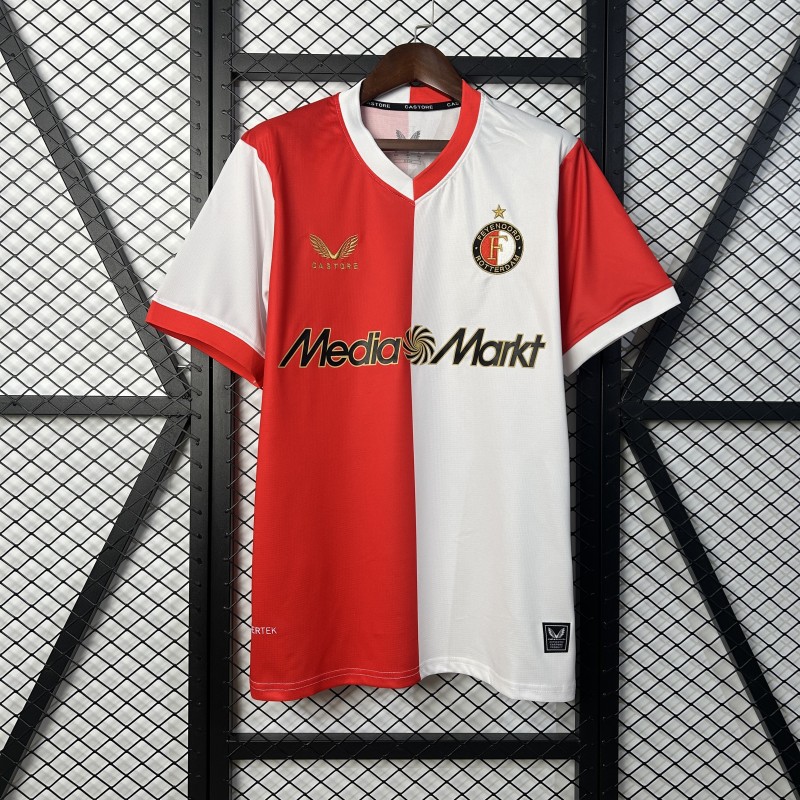25-26 Feyenoord Home Fans Soccer Jersey