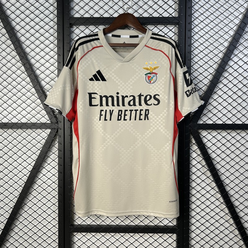 25-26 Benfica Away Fans Soccer Jersey