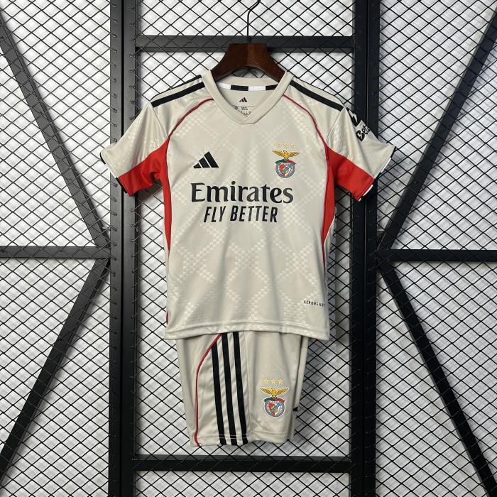 25-26 Benfica away Kids Soccer Jersey