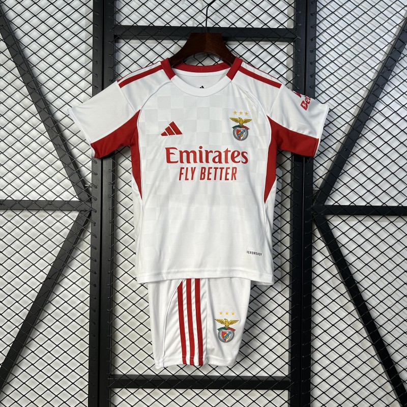 25-26 Benfica Third away Kids Soccer Jersey