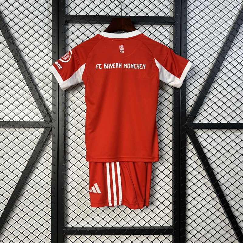 25-26 Bayern Home Kids Soccer Jersey