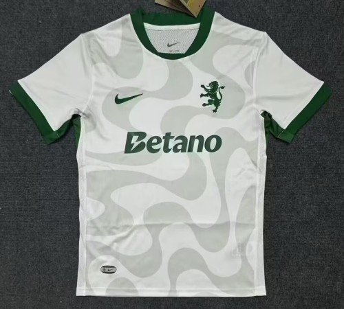 25-26 Sporting Lisbon Away Fans Soccer Jersey