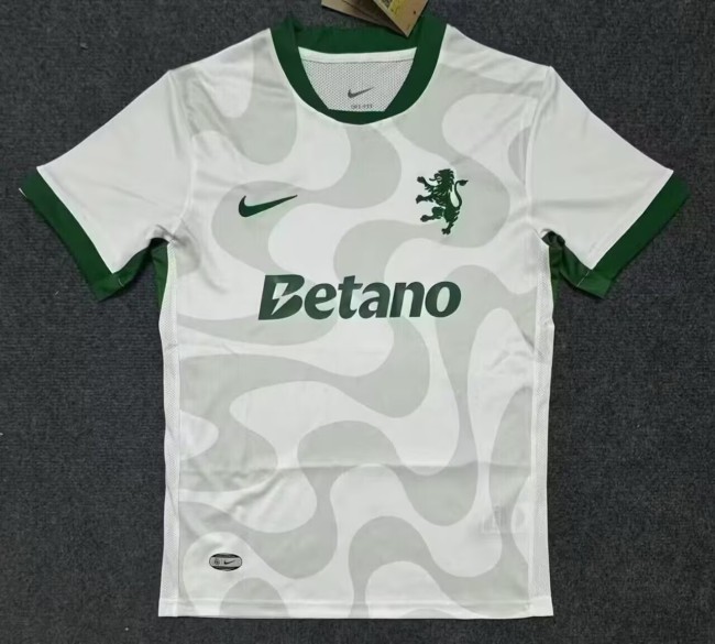 25-26 Sporting Lisbon Away Fans Soccer Jersey