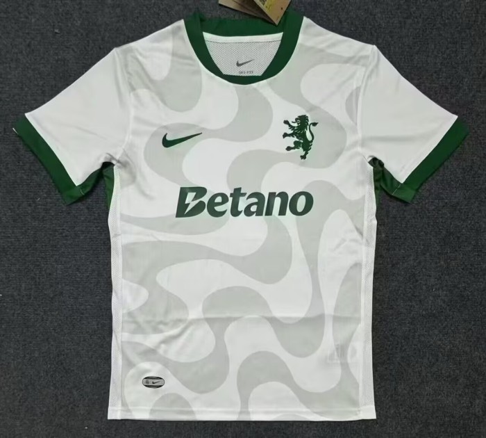 25-26 Sporting Lisbon Away Fans Soccer Jersey