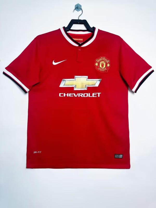 2014-2015  Man Utd Home Retro Soccer Jersey