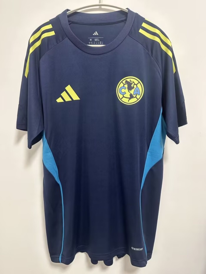 25-26 Club American Training Blue Fans Soccer Jersey
