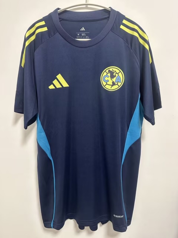 25-26 Club American Training Blue Fans Soccer Jersey