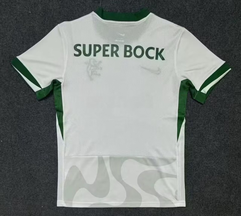 25-26 Sporting Lisbon Away Fans Soccer Jersey