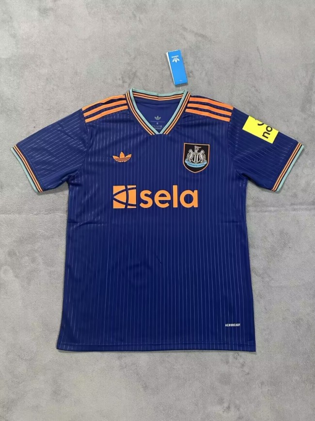 25-26 Newcastle second away Fans Soccer Jersey
