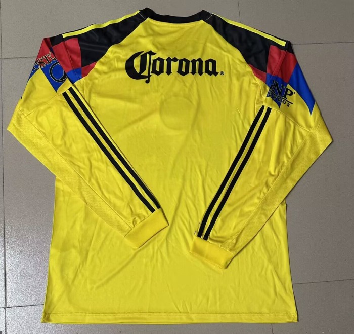 25-26 Club America Home Long Sleeve Soccer Jersey