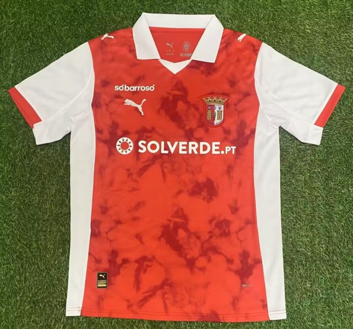 25-26 Braga Home Fans Soccer Jersey