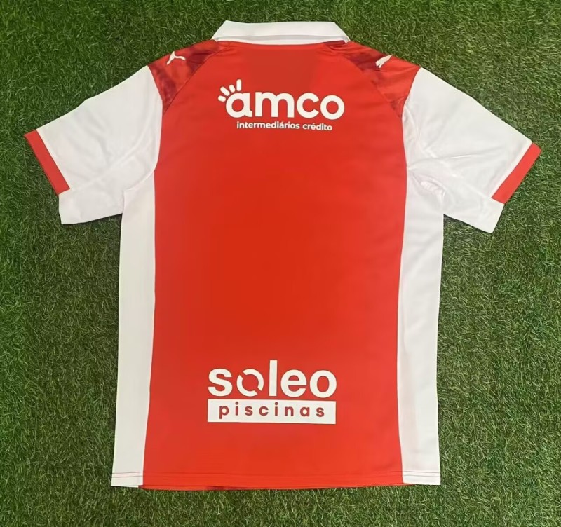 25-26 Braga Home Fans Soccer Jersey