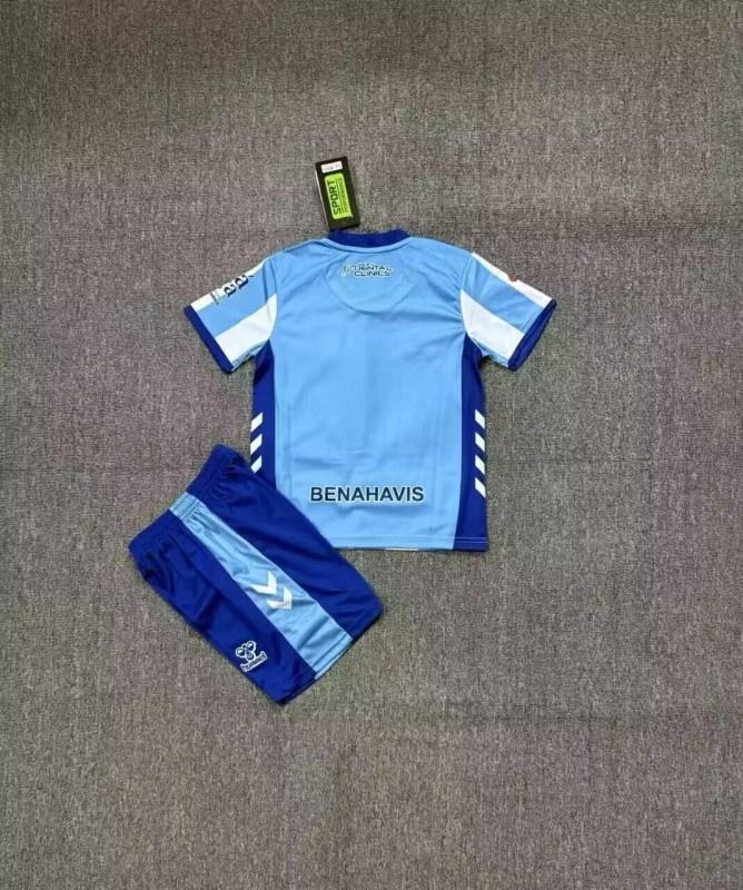 25-26 Malaga Home Kids Soccer Jersey