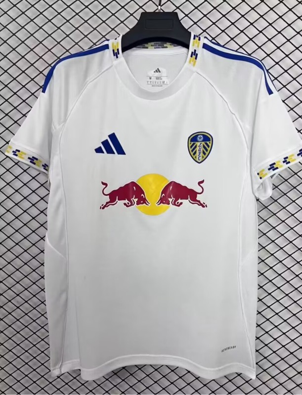 25-26 Leeds United Home Fans Soccer Jersey