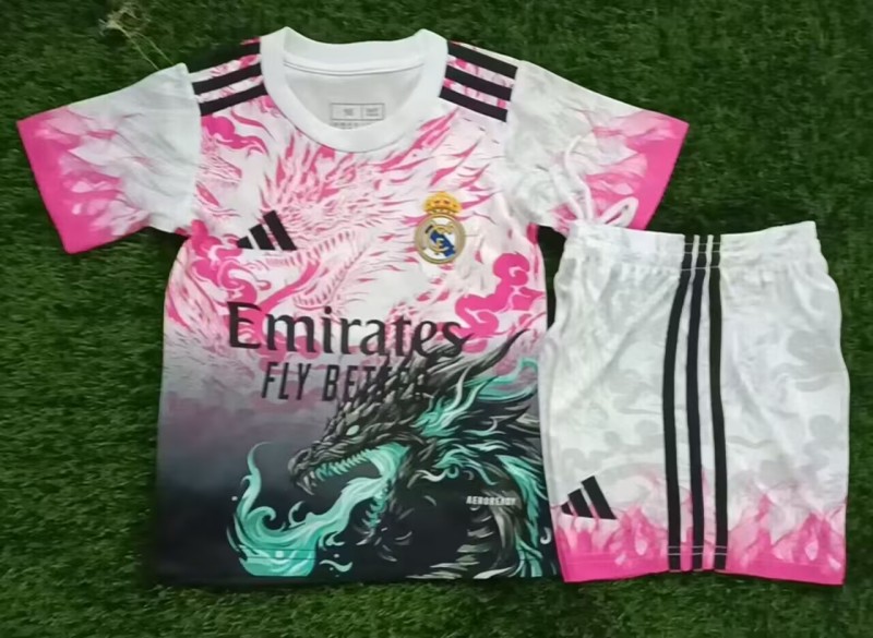 25-26 RMA  Fire Dragon Kids Soccer Jersey