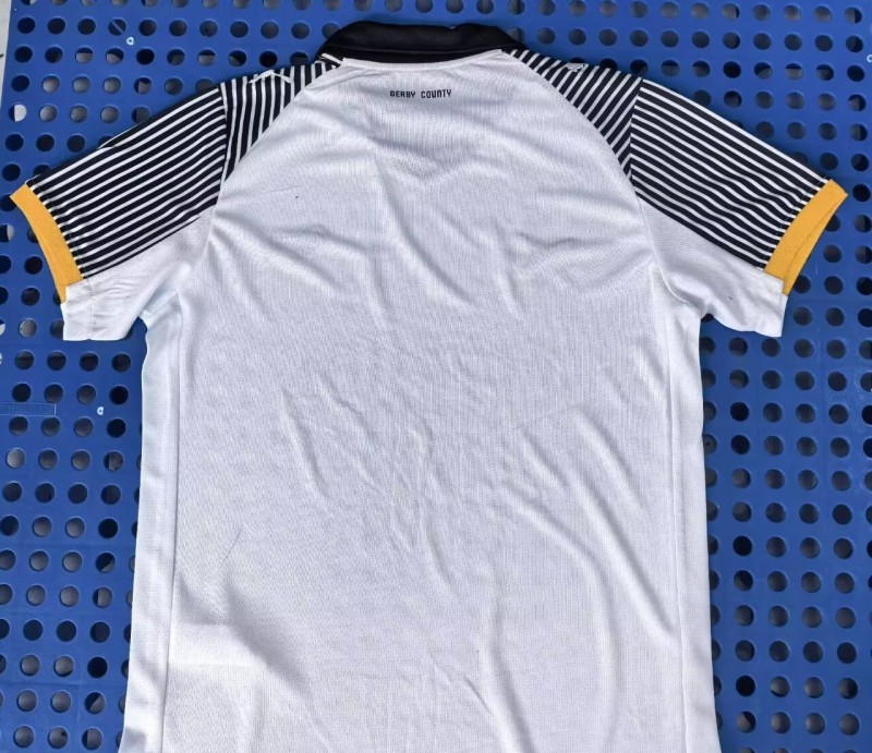 25-26 Derby County Home Fans Soccer Jersey