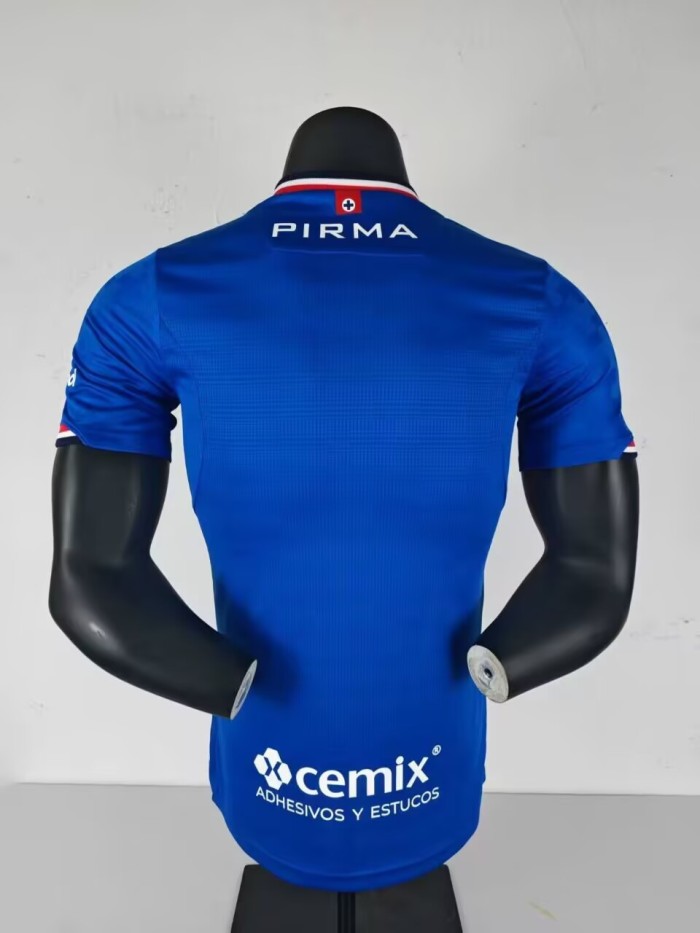 25-26 Cruz Azul Home Player Version Soccer Jersey
