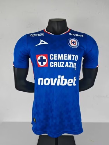 25-26 Cruz Azul Home Player Version Soccer Jersey