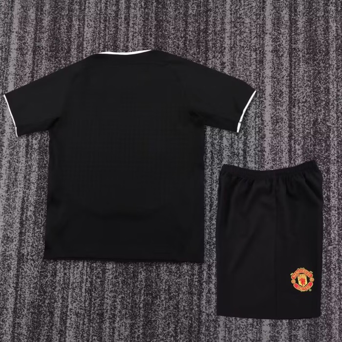 2003-2004 Man Utd Away Kids Retro Soccer Jersey