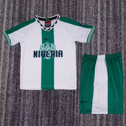 1996 Nigeria Home Kids Retro Soccer Jersey