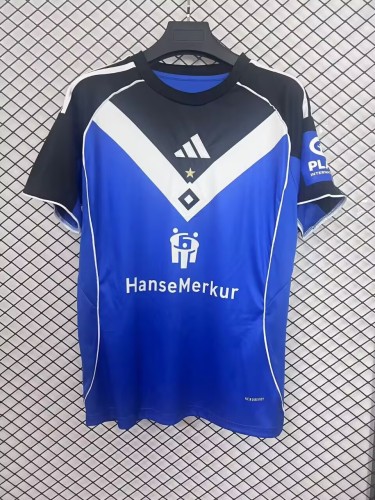 25-26 Hamburg SV Away Fans Soccer Jersey