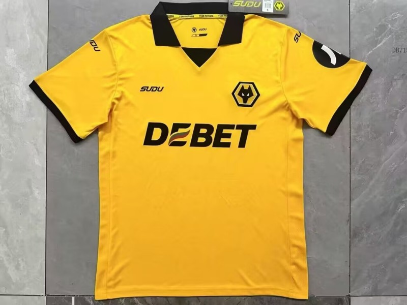 25-26 Wolves Home Fans Soccer Jersey