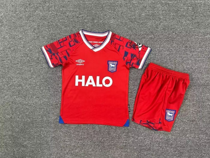 25-26 Ipswich Away Kids Soccer Jersey