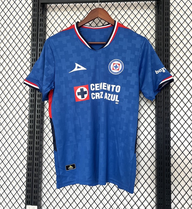 25-26 Cruz Azul Home Fans Soccer Jersey