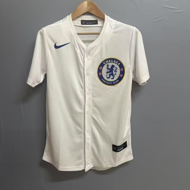 25-26 CHE White Baseball Jersey