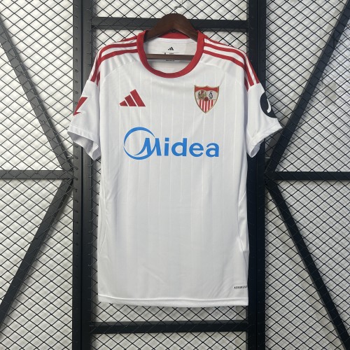 25-26 Sevilla Home Fans Soccer Jersey