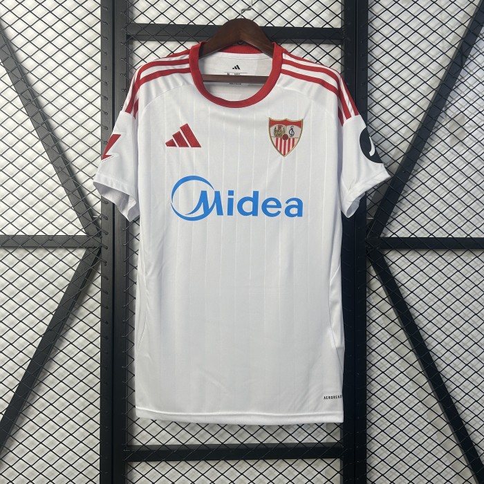 25-26 Sevilla Home Fans Soccer Jersey